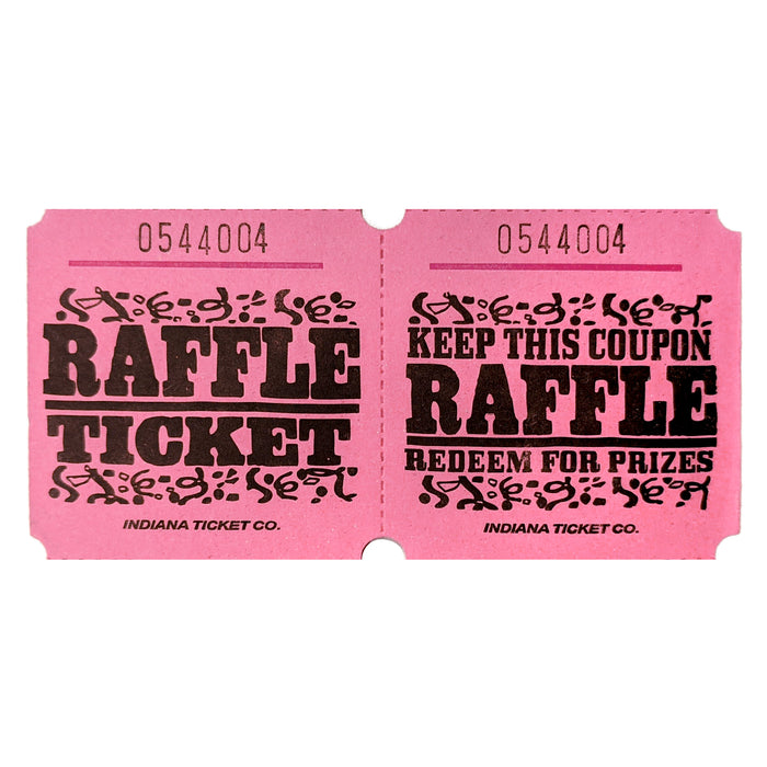 Pink Raffle Ticket | 1000 ct