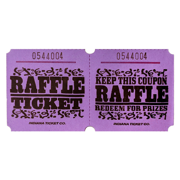 Purple Raffle Ticket | 1000 ct