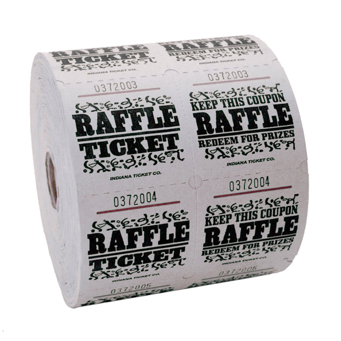 White Raffle Ticket | 1000 ct