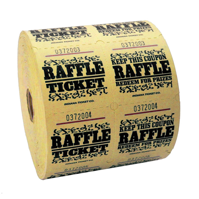 Yellow Raffle Ticket | 1000 ct