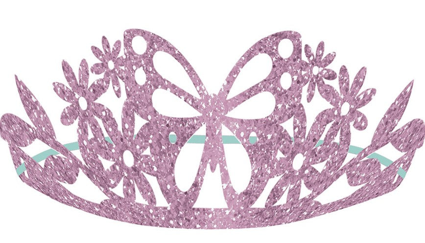 Glitter Flutter Tiaras | 8ct