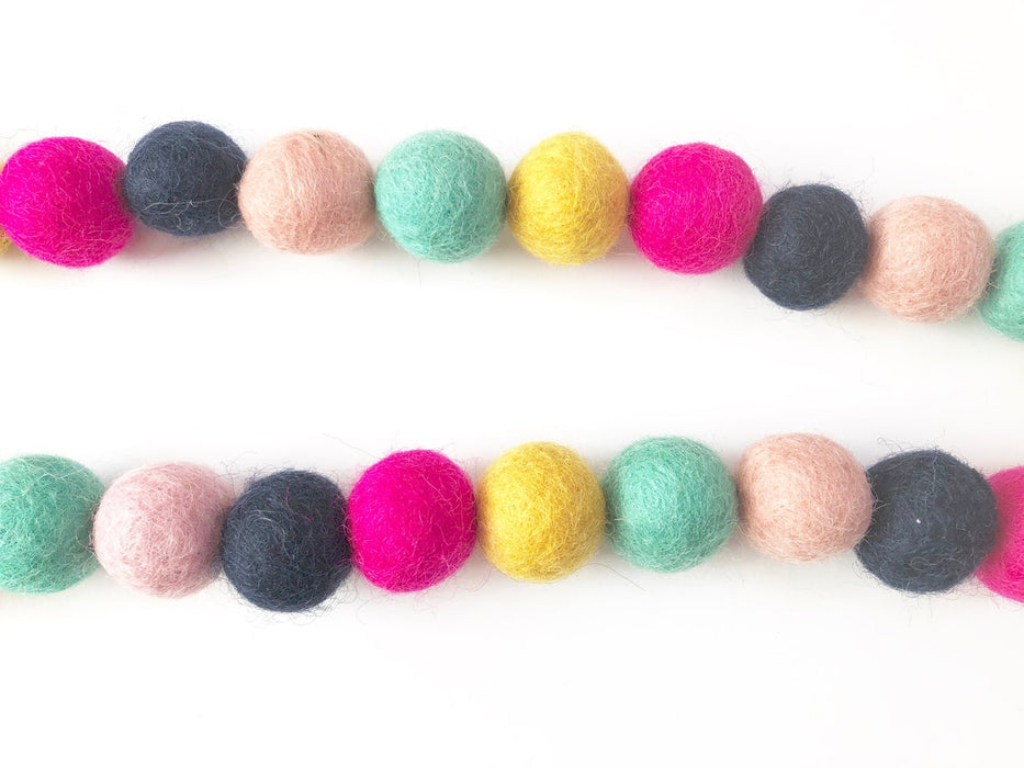 Bright Pompom Garland 6ft | 1ct