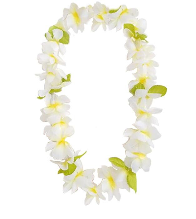 Yellow White Two-tone Flower Lei | 1ct