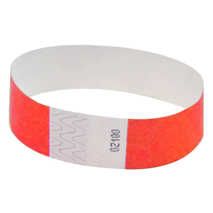 Red Tyvek Wristband | 100ct