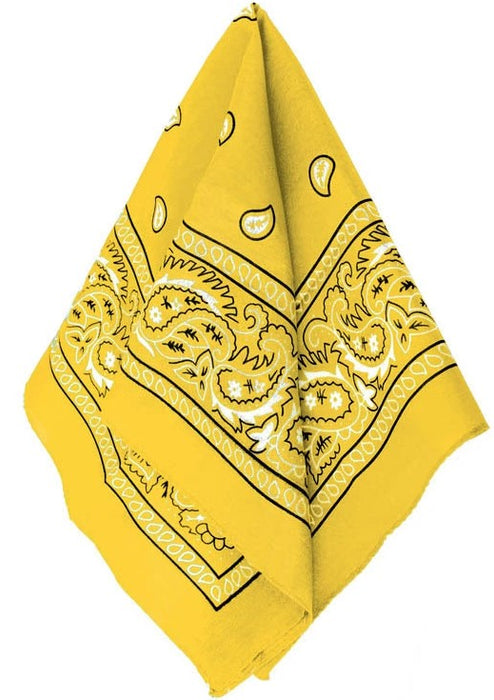 Yellow Bandana 20"x 20" | 1ct